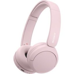 Sony WH-CH520 Auriculares inalámbricos de diadema, hasta 50h batería, ecualizador, iOS, Android y PC. Rosa