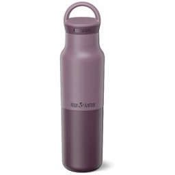 Klean Kanteen Botella de agua de acero inoxidable termo Rise Classic 592ml Arch Loop Cap lila