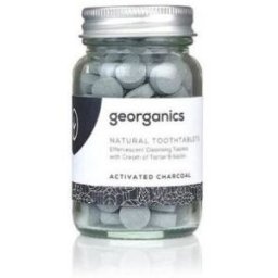 Georganics Pasta Dentífrica en Pastillas Carbón Activado 120 uds