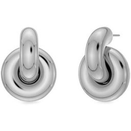Edblad Pendientes REDONDO STUDS Acero plata