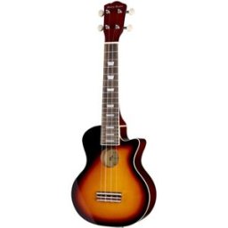Harley Benton UK-L100E VS Soprano Ukulele Vintage Sunburst brillante