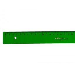 Regla faber castell 50 cm plastico verde