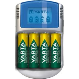 Cargador de Pilas Varta PowerLCD NiMH AA/AAA 4 Unidades LCD