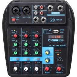 OQAN Mesa de Mezclas Mixer Q Mini USB Mixer. Negro