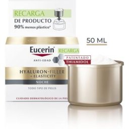 Eucerin Hyaluron-Filler+ Elasticity Crema de Noche Recarga 50 ml