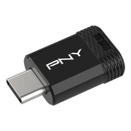 Unidad flash USB PNY Elite-X 256 GB USB Tipo C 3.2 Gen 1 200 MB/s negra