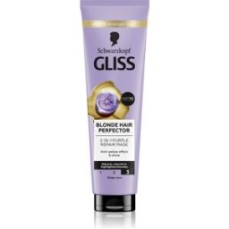 Gliss Blonde Hair Perfector Mascarilla Regeneradora Para Cabello Para Cabellos Teñidos O Con Mechas 150 Ml