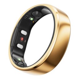 Anillo inteligente RingConn Gen 2 Talla 14 Bluetooth IP68 Autonomía 12 días iOS/Android Monitor frecuencia cardiaca Temp piel Oro rosa