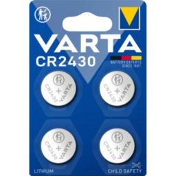 Batería Varta CR2430 Alcalino 3V 4 piezas Azul Acero