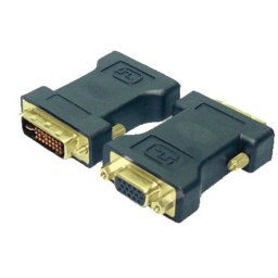 Adaptador LogiLink AD0001 VGA a DVI-I Negro