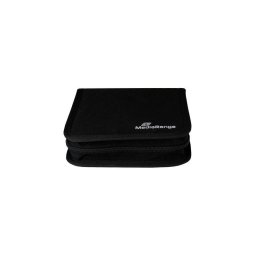 Funda Cartera MediaRange BOX50 para 24 Discos Negro Nylon