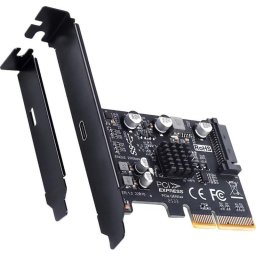 Tarjeta Controladora Graugear G-PCI-C-20G USB-C 20G Compacta y Ligera