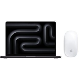 Apple MacBook Pro 14" Apple M5 Pro 15 núcleos 24GB 1TB SSD GPU 16 núcleos macOS Negro Espacial + Magic Mouse Superficie Multi‑Touch Blanca