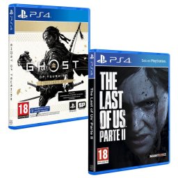Pack Ghost Of Tsushima Director's Cut + The Last of Us Parte II PS4