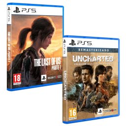 Pack The Last of Us Parte I + Uncharted Colección Legado de los Ladrones PS5