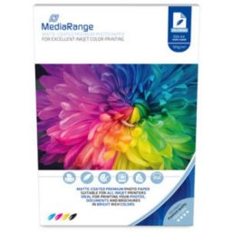 Papel Fotográfico MediaRange MRINK116 Mate A4 105 g/m² Inyección de Tinta