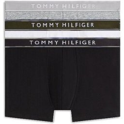 Tommy Hilfiger Pants Paquete de 3 mid heather / black / true white azul S