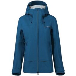 Vaude Chaqueta de senderismo para mujer Croz Alpine 3L Hoodie azul oscuro 36