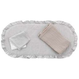 Pack Colcha Capazo Polo Grey 35x75x1cm Cambrass
