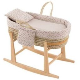 Moisés Mio Cuco + Patas Indiana Beige/Flores 39x80x61cm Cambrass