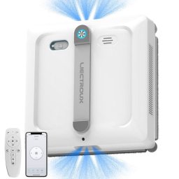 Robot limpiacristales Liectroux S90 doble cepillo 9000 Pa control Bluetooth