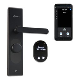 Cerradura inteligente Shelly LOQED Touch WiFi Bluetooth Apertura con App Código y Huella Dactilar