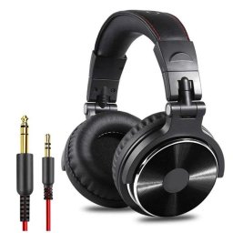 Auriculares Over-ear Pro10 Alta Resolución Estudio DJ Monitor Con Cable Micrófono Para Móvil Y Pc