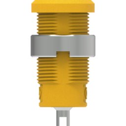 ELECTRO PJP PJP 3275-C-J - Conector hembra tipo banana de seguridad, 4 mm, conector plano,