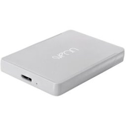 Sveon Caja de plástico para disco duro SATA de 6,35 cm ( 2,5 '') USB 3.0 plata. Plata