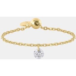 Persée Anillo Danae de oro y diamante. (54) Oro