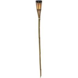 New Garden Antorcha Solar Hiama Efecto Fuego. Madera