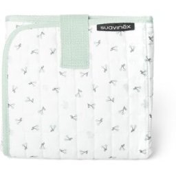 Suavinex Pack regalo cambiador con cosmética colección Birdies. (22 X 20.5 X 11.2 Cm) Verde anticuario niño