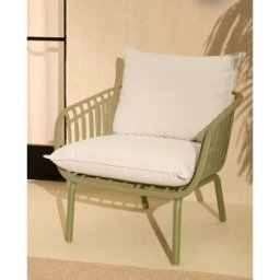 El Corte Inglés Sillón de jardín de polipropileno Lisboa. Verde