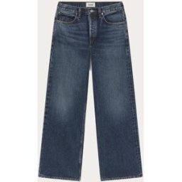 Agolde Pantalón vaquero recto de algodón. (46) Azul
