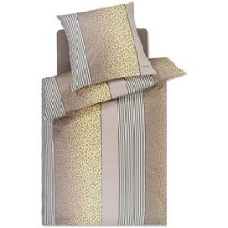 Joop Ropa de cama de satén LEO 70x90cm / 140x200cm Vainilla crema
