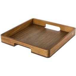 Adhoc Serviertablett SERVE 40xx40cm Akazie / Walnuss marrón