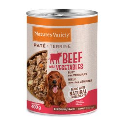 Nature's Variety Paté Medium/Maxi Adult - Pack % - Vacuno (6 x 400 g)