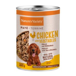 Nature's Variety Paté Medium/Maxi Adult - Pollo (400 g)