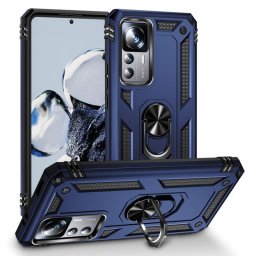 Max Power Digital Funda Magnética Para Xiaomi Mi 12T/12T Pro 5G Carcasa Con Anillo Giratorio Azul