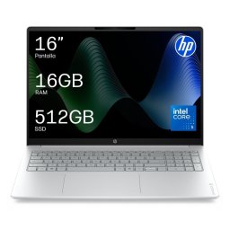Portátil HP OmniBook 3 16-bu0031ns 16" Intel Core 5 120U 16GB 512GB SSD Intel Graphics FreeDOS