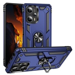 Funda para móvil Max Power Digital Anillo Giratorio Silicona Policarbonato Negro Protección 360 grados para Xiaomi Poco F5 5G