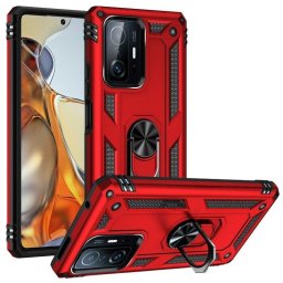 Funda para móvil Max Power Digital Anillo Giratorio Silicona y Policarbonato Negra Protección 360° para Xiaomi Mi 11T y Mi 11T Pro