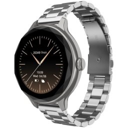 Noise Diva Bluetooth Elegante Metallic Silver Monitor de Actividad y Salud Notificaciones Inteligentes