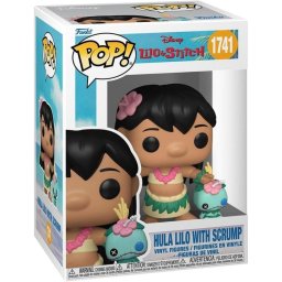 Figura Funko Pop! Lilo & Stitch Hula Lilo w/Scrump Vinilo Coleccionable