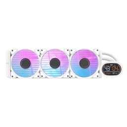 Refrigeración Líquida darkFlash DH360D 360mm 3 Ventiladores RGB Display