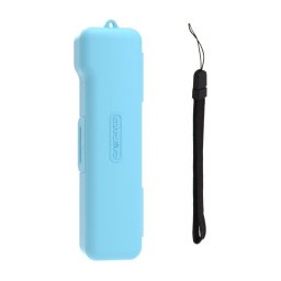 Carcasa protectora Sunnylife para Osmo Pocket 3 azul con correa