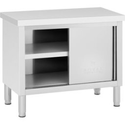 Armario bajo de cocina de acero inoxidable - ECO - 100 x 50 cm - 285 kg - Royal Catering 10012543
