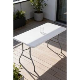 RegalosMiguel Mesa Plastico Plegable Balk 180 x 70 cm