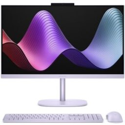 HP All-in-One OmniStudio 24-cu0048ns, Intel Core 5-120U, 16GB, 512GB SSD, 23,8', W11. Morado