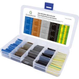 QUADRIOS QUAD 1812CA007 - Juego de tubos termorretráctiles DIN VDE 0293-308 Código de colo